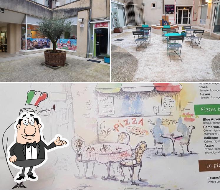 L'intérieur de L'asaro pizzeria