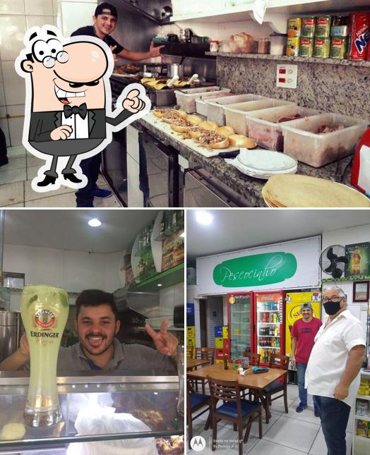 Esta é a foto ilustrando interior e cerveja no Lanchonete e Restaurante Pescocinho