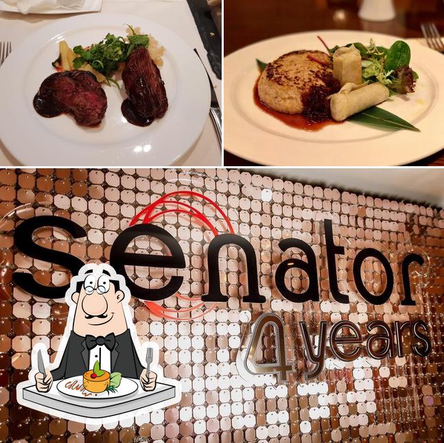 Gerichte im Senator Restaurant