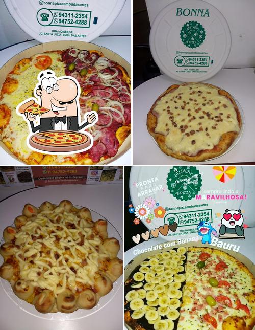 Experimente diferentes tipos de pizza