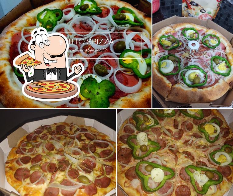 Consiga pizza no Britto's Pizza