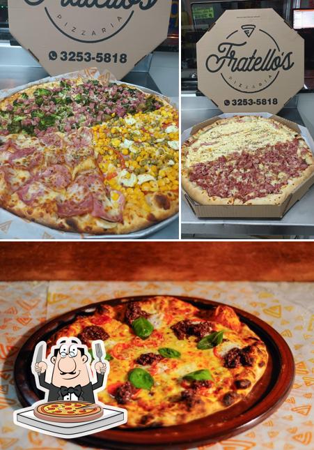 Experimente pizza no Pizzaria Fratello´s