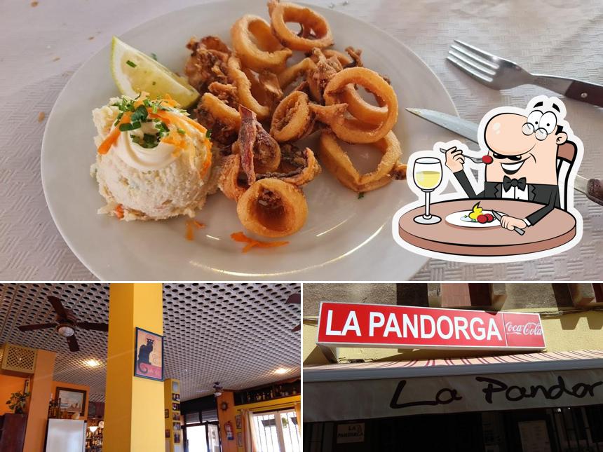Food at Restaurante la Pandorga