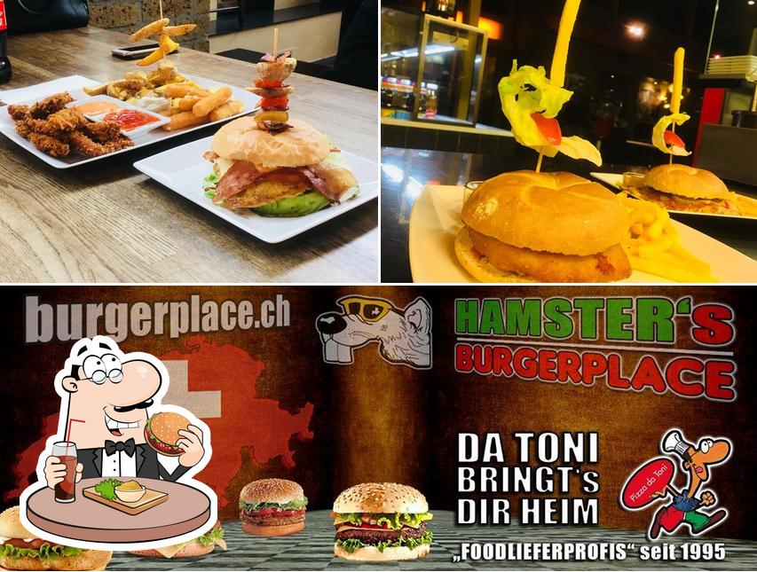 Ordina un hamburger a Hamsters Burgerplace Thal