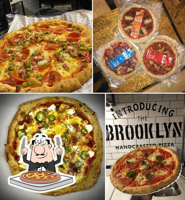 Order pizza at Brooklyn Beach Pizza