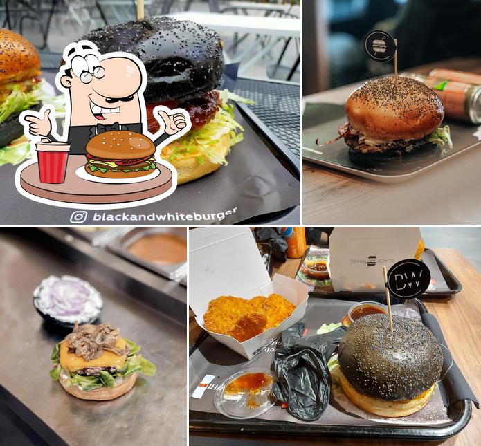 Faites-vous plaisir avec un hamburger à Black & White Burger