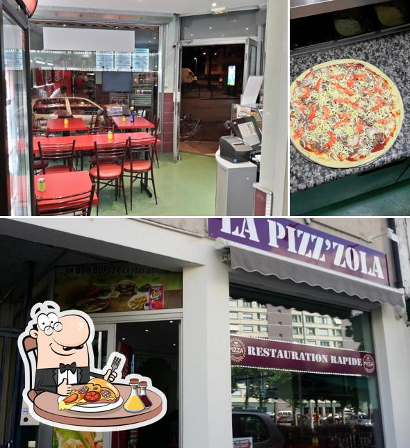 A La Pizz'zola, vous pouvez essayer des pizzas