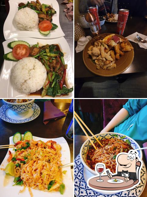 Food at Bangkok Thai Resturant