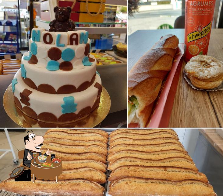 Nourriture à Boulangerie - Pâtisserie -Sandwicherie "Sainte-Croix"