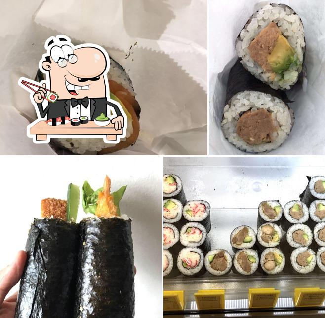 Try out different sushi options