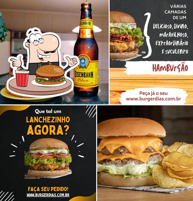 Experimente um hambúrguer no Burger Dias