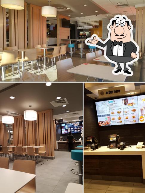 L'intérieur de McDonald's