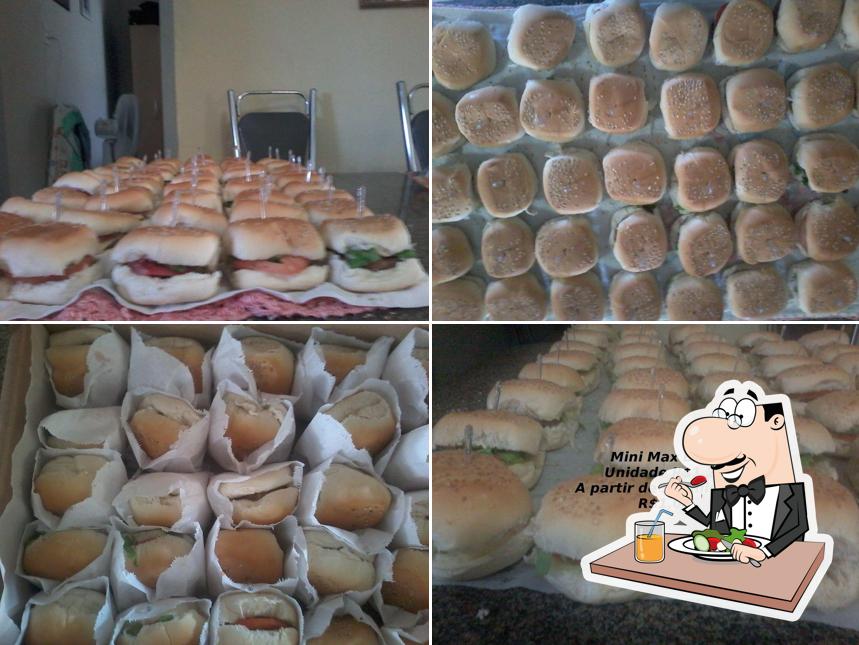 Comida em Mini Max Burg