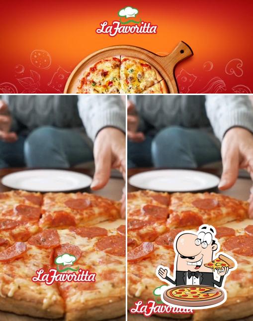 No pizzaria La Favoritta delivery, você pode degustar pizza
