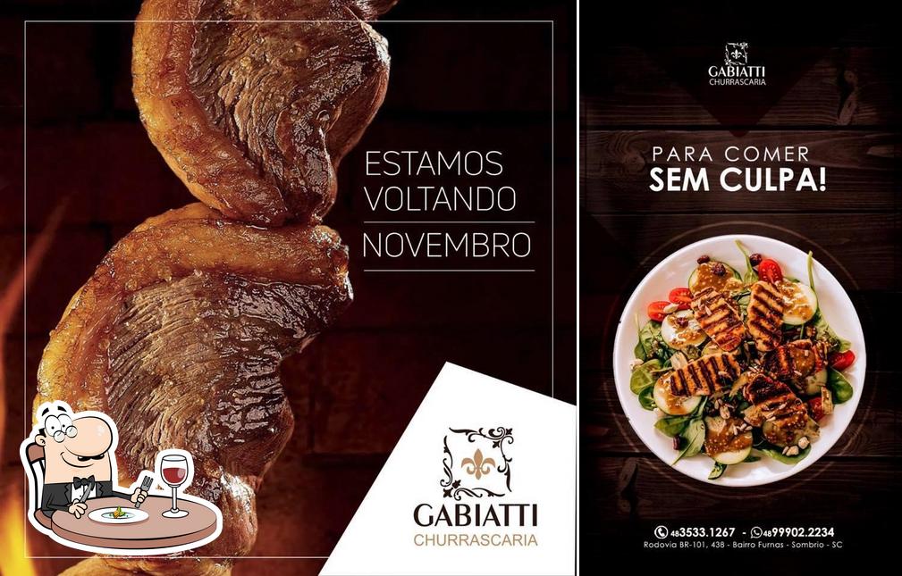 Comida em Gabiatti Café E Hotel