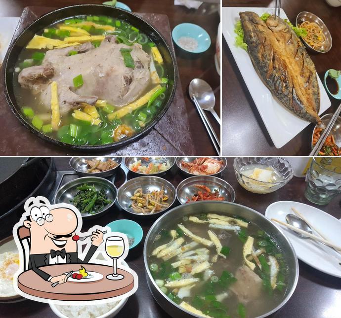 Food at Hyun Jeong Korean Resto