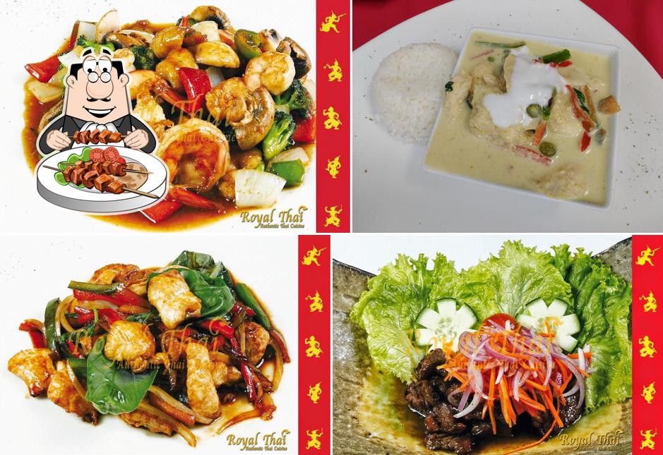 Platos en Restaurante Royal Thai