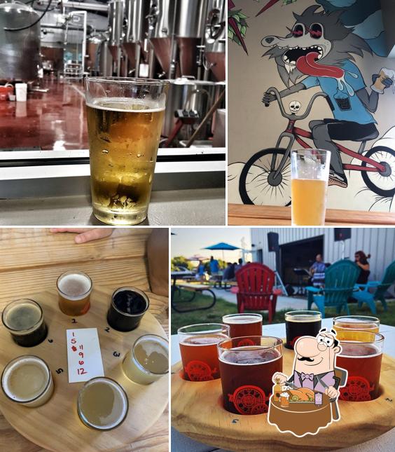 Two Wheel Brewing Company offers a range of beers