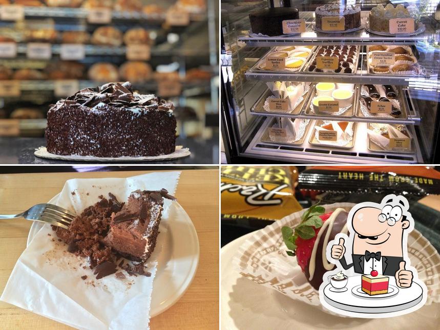 Wheatfields Bakery Cafe serves a variety of sweet dishes