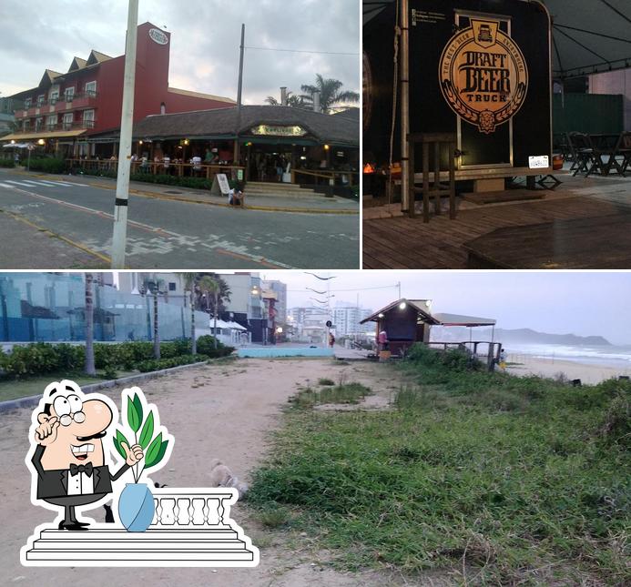 O exterior do Draft Beer Truck Park Praia Brava