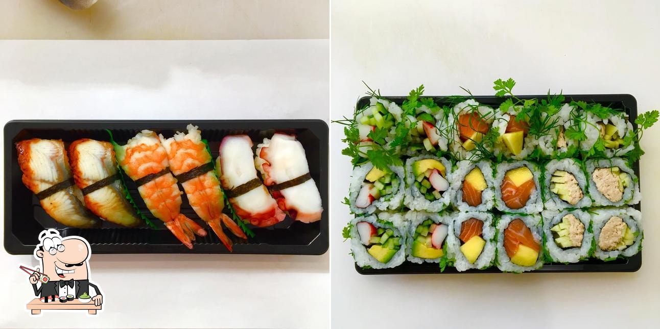 Les sushi sont disponibles à ASIA SHOP traiteur japonais（plats à emporter）