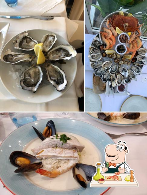 Restaurant Chez Mô - Albert 1er sert une variété deplat à base de fruits de mer