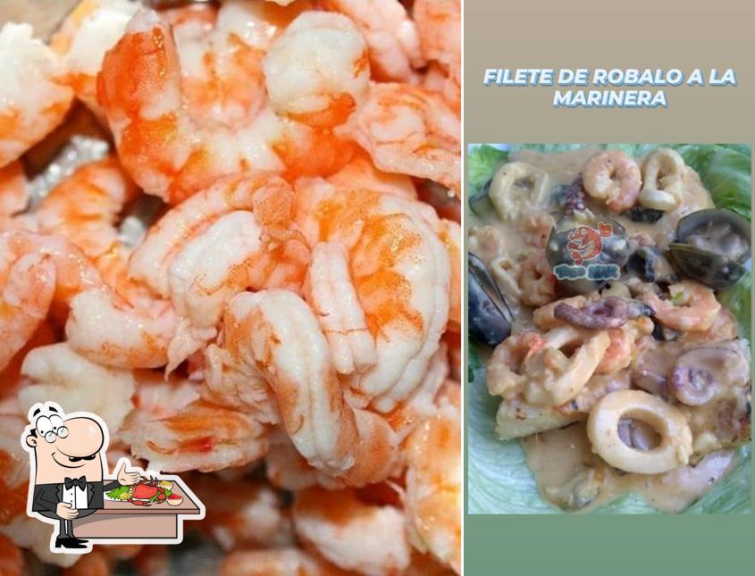 В "Pescadería y Restaurante Todo Mar" вы можете попробовать разнообразные блюда с морепродуктами