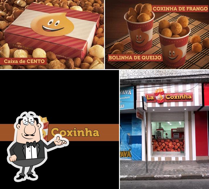 O interior do La Coxinha São Vicente