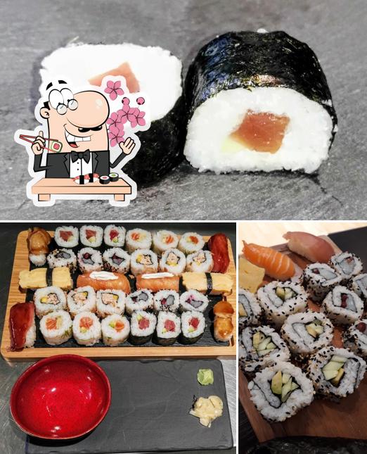 Commandez différentes options de sushi