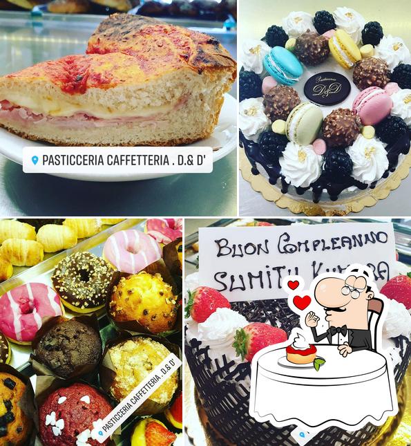 Bar E Pasticceria D. E D. propone un'ampia gamma di dolci