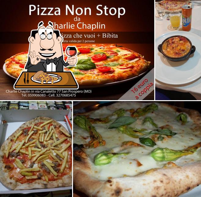 Get pizza at Pizzeria Charlie Chaplin San Prospero - MO