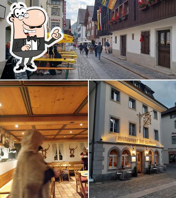 La foto della esterno e interni di Gasthaus Tell