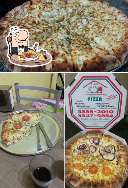 Peça pizza no Casa da Pizza