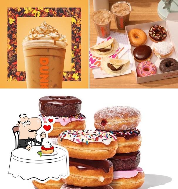 "Dunkin'" предлагает разнообразный выбор сладких блюд