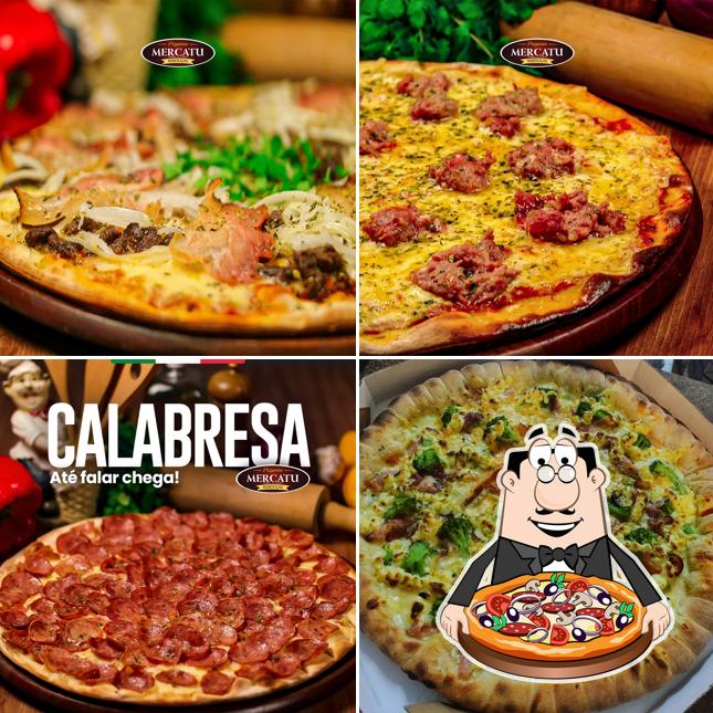 Peça diferentes estilos de pizza