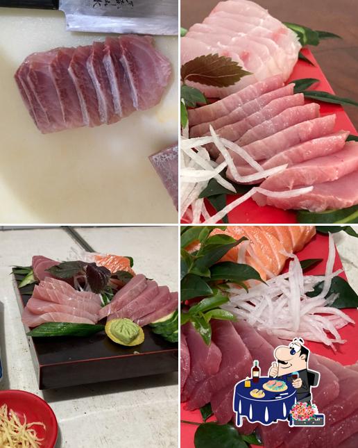 Sashimi em Hisashi Sushi Bar