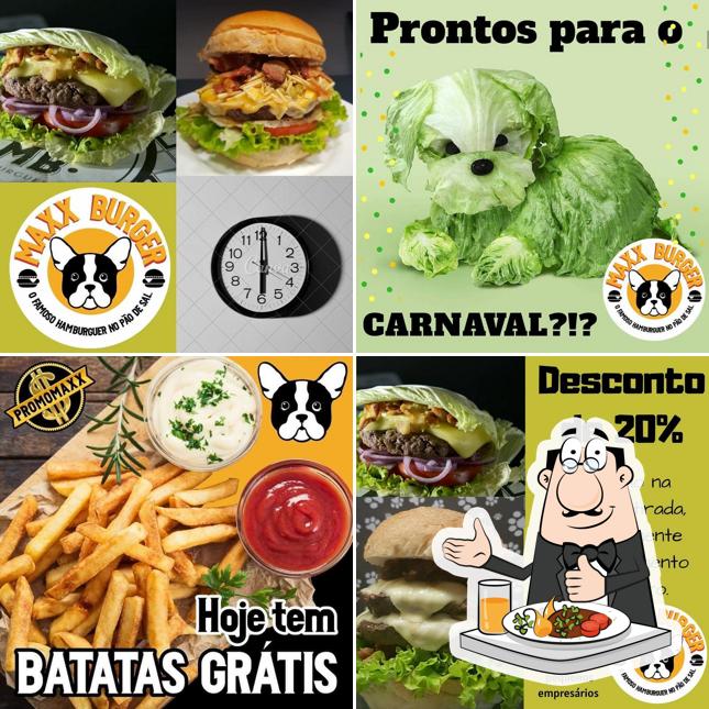 Comida em Maxx Burger Express