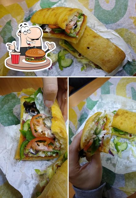 Commandez un hamburger à Subway