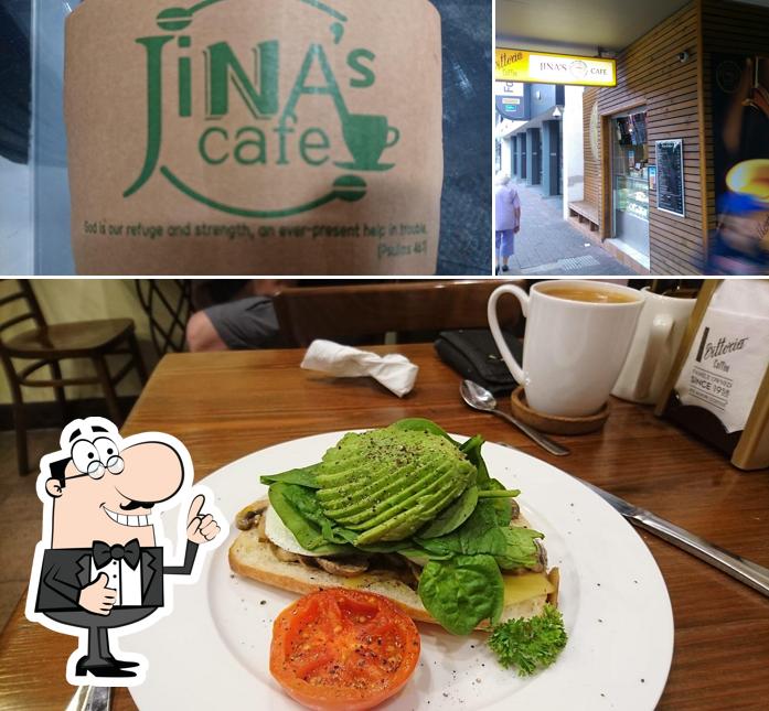 Here's an image of Jina's Cafe