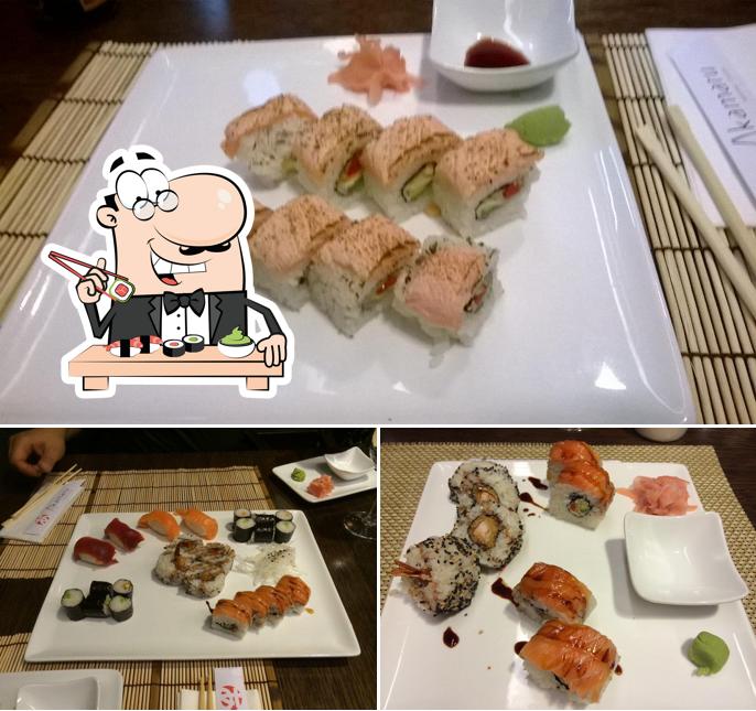 Ordina le varie opzioni di sushi