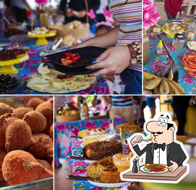 Comida em Café na Roça Campo Verde (Café da manhã à vontade na natureza)