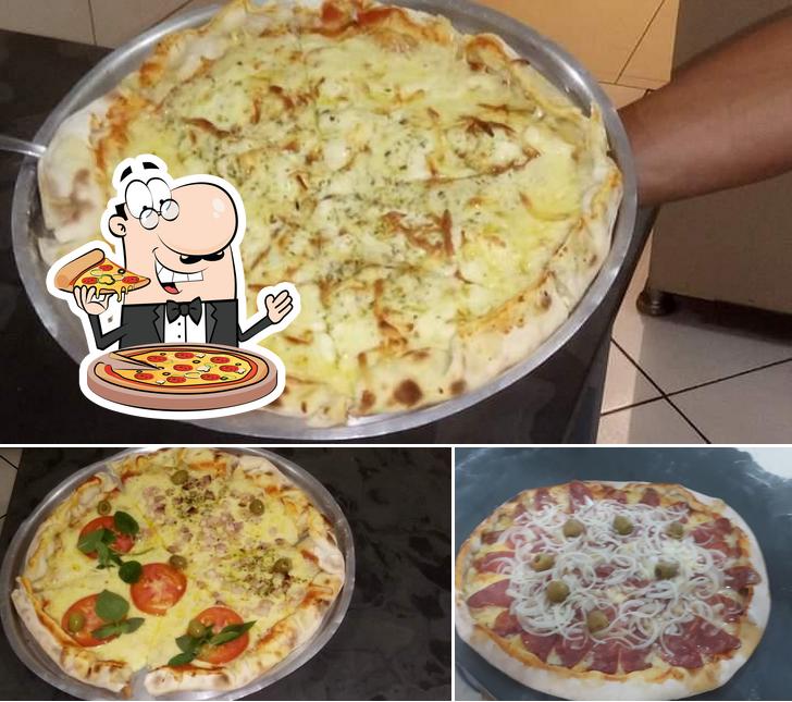 Escolha pizza no Panela Mineira