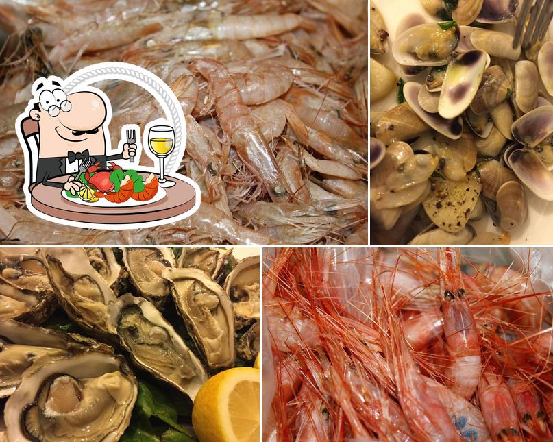 Prenez des fruits de mer à Trattoria Il Mare