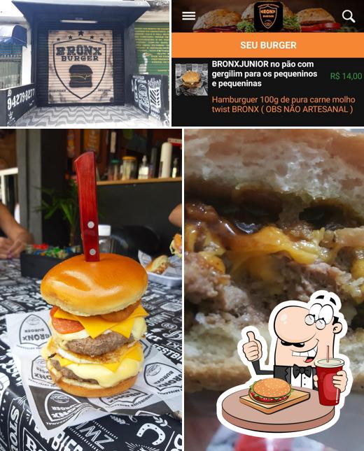 Os hambúrgueres do Bronx Burger hambúrgueria artesanal irão saciar uma variedade de gostos