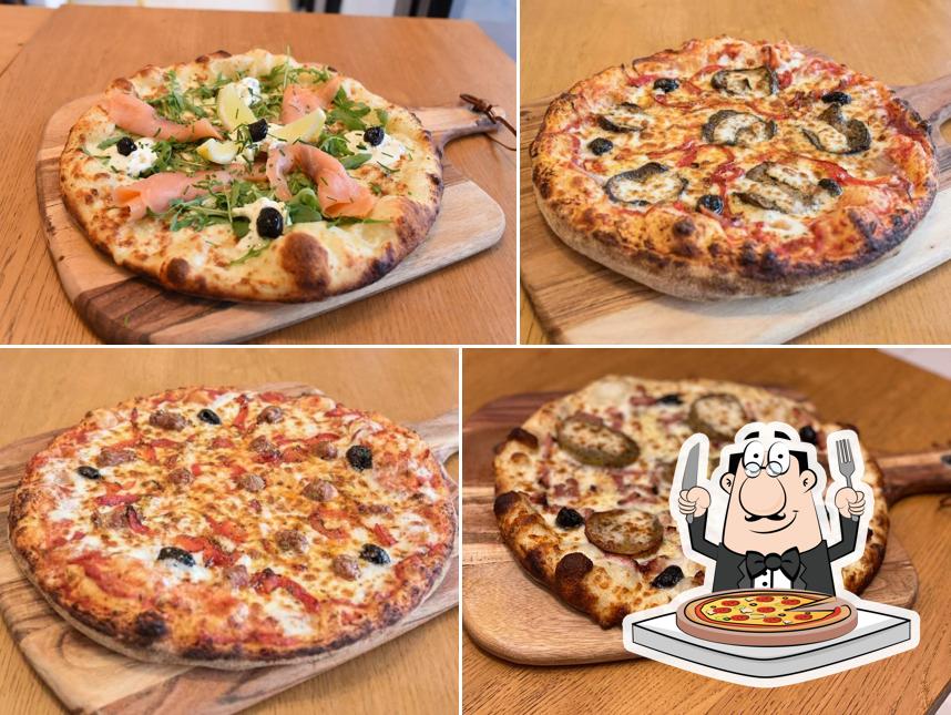 A PIZZABELA, vous pouvez essayer des pizzas