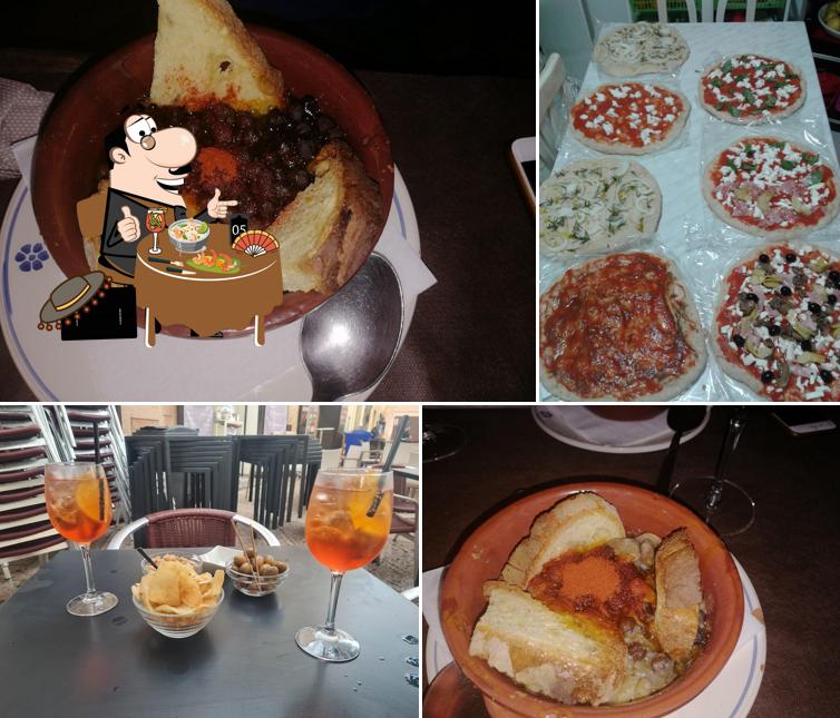 Cibo al Pizzeria I Due Sassi