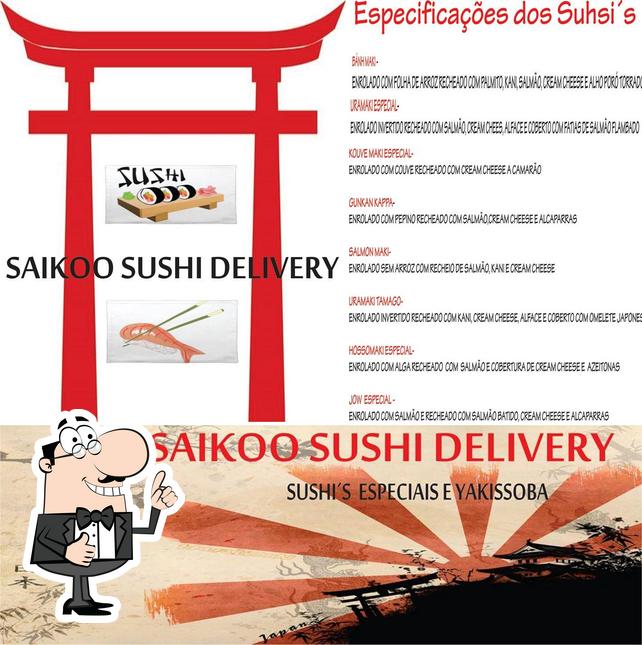 Look at this photo of Saikoo Sushi Delivery