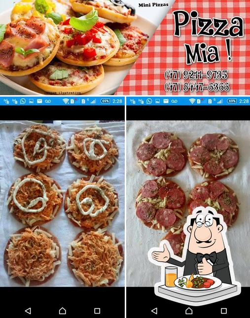 Comida em Pizza Mia