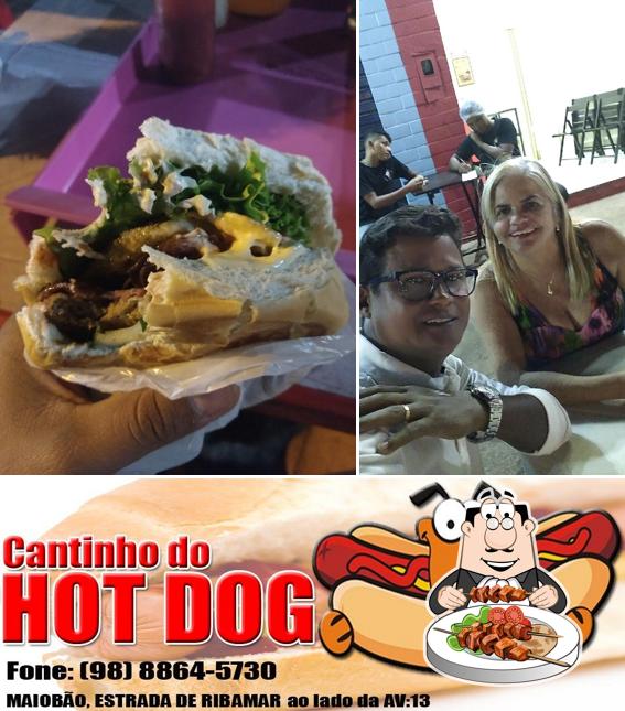 Comida em Cantinho do hot dog