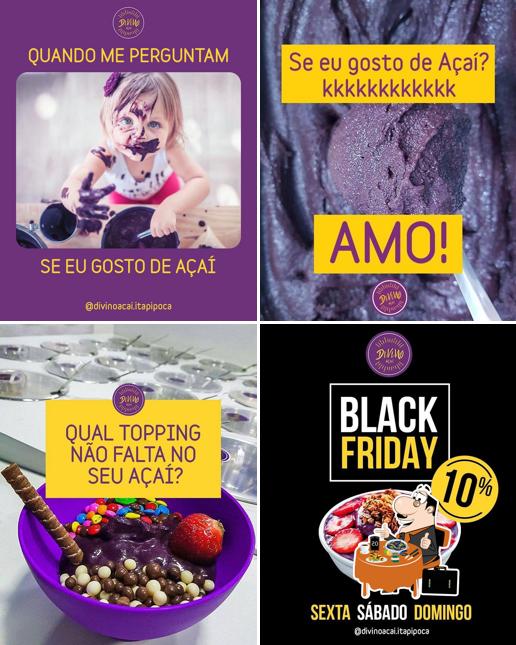 Mexilhões em Divino Açaí